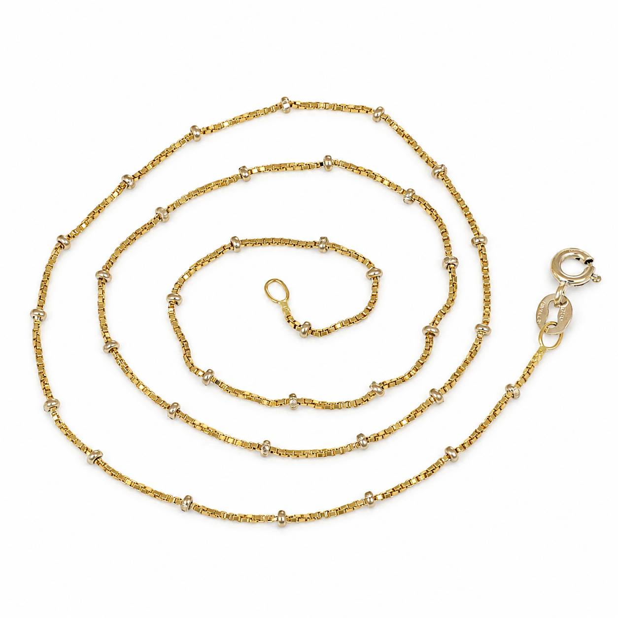 Collana - 18 carati Oro giallo, Oro bianco - Made in Italy - Handmade
