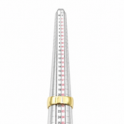 Anello - 18 carati Oro giallo - 0.29ct. tw. Diamante (Naturale) - Made in Italy - Handmade