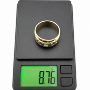 Anello - 18 carati Oro giallo - 0.29ct. tw. Diamante (Naturale) - Made in Italy - Handmade