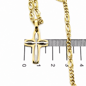 Collana con ciondolo - 18 carati Oro giallo, Oro bianco - Made in Italy - Handmade