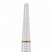 Anello - 18 carati Oro giallo, Oro bianco - 0.15ct. tw. Diamante (Naturale) - Made in Italy - Handmade
