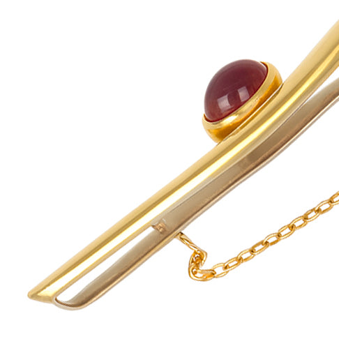 Fermacravatta - 18 carati Oro giallo - 2.80ct. tw. Rubino