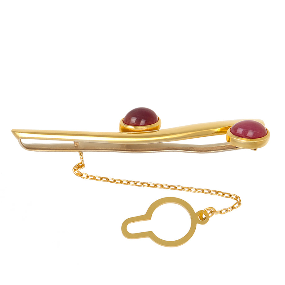 Fermacravatta - 18 carati Oro giallo - 2.80ct. tw. Rubino