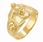 Anello - 18 carati Oro giallo - Made in Italy - Handmade