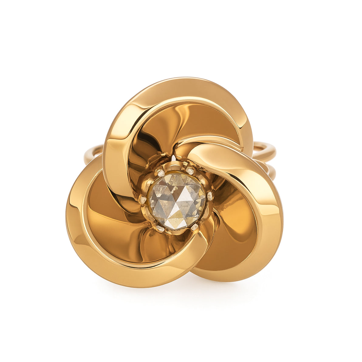 Anello - 18 carati Oro giallo - 0.65ct. tw. Diamante (Naturale)