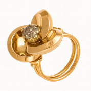 Anello - 18 carati Oro giallo - 0.65ct. tw. Diamante (Naturale)