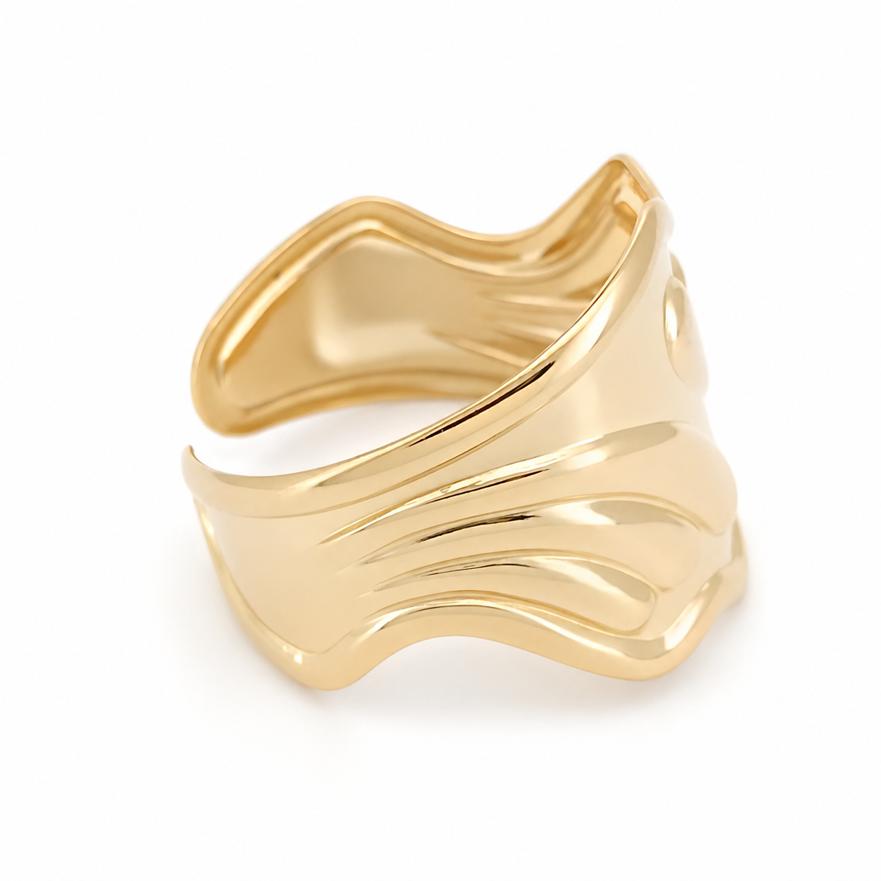 Anello - 18 carati Oro giallo - Made in Italy - Handmade