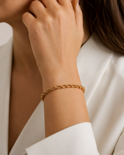 Bracciale - 18 carati Oro giallo - Made in Italy - Handmade