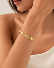 Bracciale - 18 carati Oro giallo - Made in Italy - Handmade