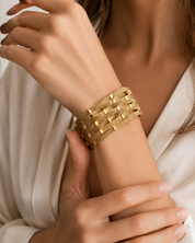Bracciale - 18 carati Oro giallo - Made in Italy - Handmade