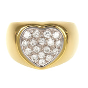 Anello - 18 carati Oro bianco, Oro giallo - 0.43ct. tw. Diamante (Naturale)