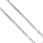 Collana con ciondolo - 18 carati Oro bianco - 1.42ct. tw. Acquamarina - Diamante