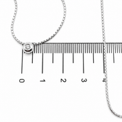 Collana con ciondolo - 18 carati Oro bianco - 0.04ct. tw. Diamante (Naturale) - Made in Italy - Handmade