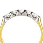 Anello - 18 carati Oro bianco, Oro giallo - 0.35ct. tw. Diamante (Naturale)