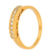 Anello - 18 carati Oro giallo - 0.18ct. tw. Diamante (Naturale)