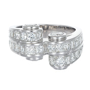 Anello - 18 carati Oro bianco - 2.32ct. tw. Diamante (Naturale)