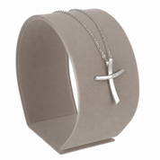 Collana con ciondolo - 18 carati Oro bianco - 0.04ct. tw. Diamante (Naturale) - Made in Italy - Handmade