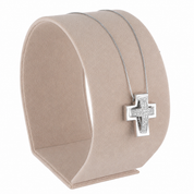 Collana con ciondolo - 18 carati Oro bianco - 0.32ct. tw. Diamante (Naturale) - Made in Italy - Handmade