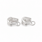 Orecchini - 18 carati Oro bianco - Made in Italy - Handmade