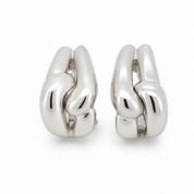 Orecchini - 18 carati Oro bianco - Made in Italy - Handmade