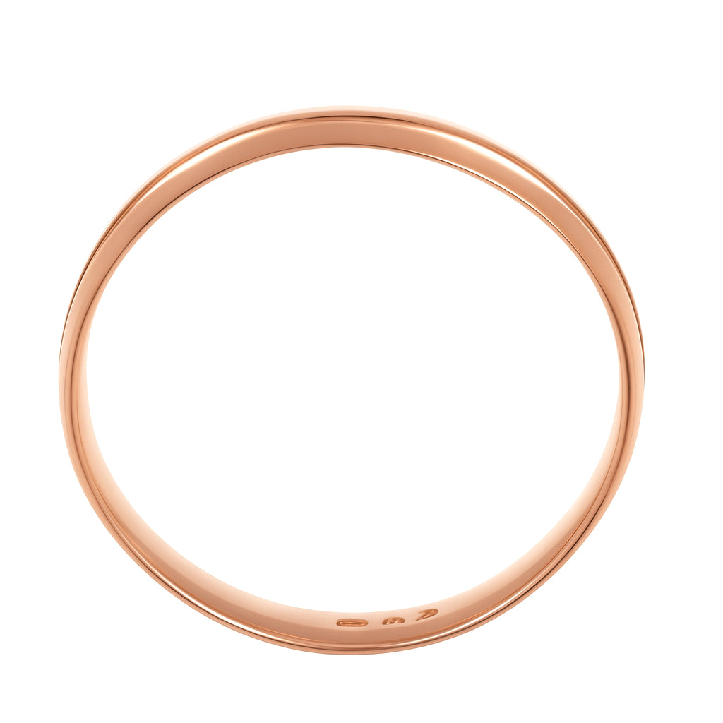 Anello - 18 carati Oro giallo - 0.01ct. tw. Diamante (Naturale)