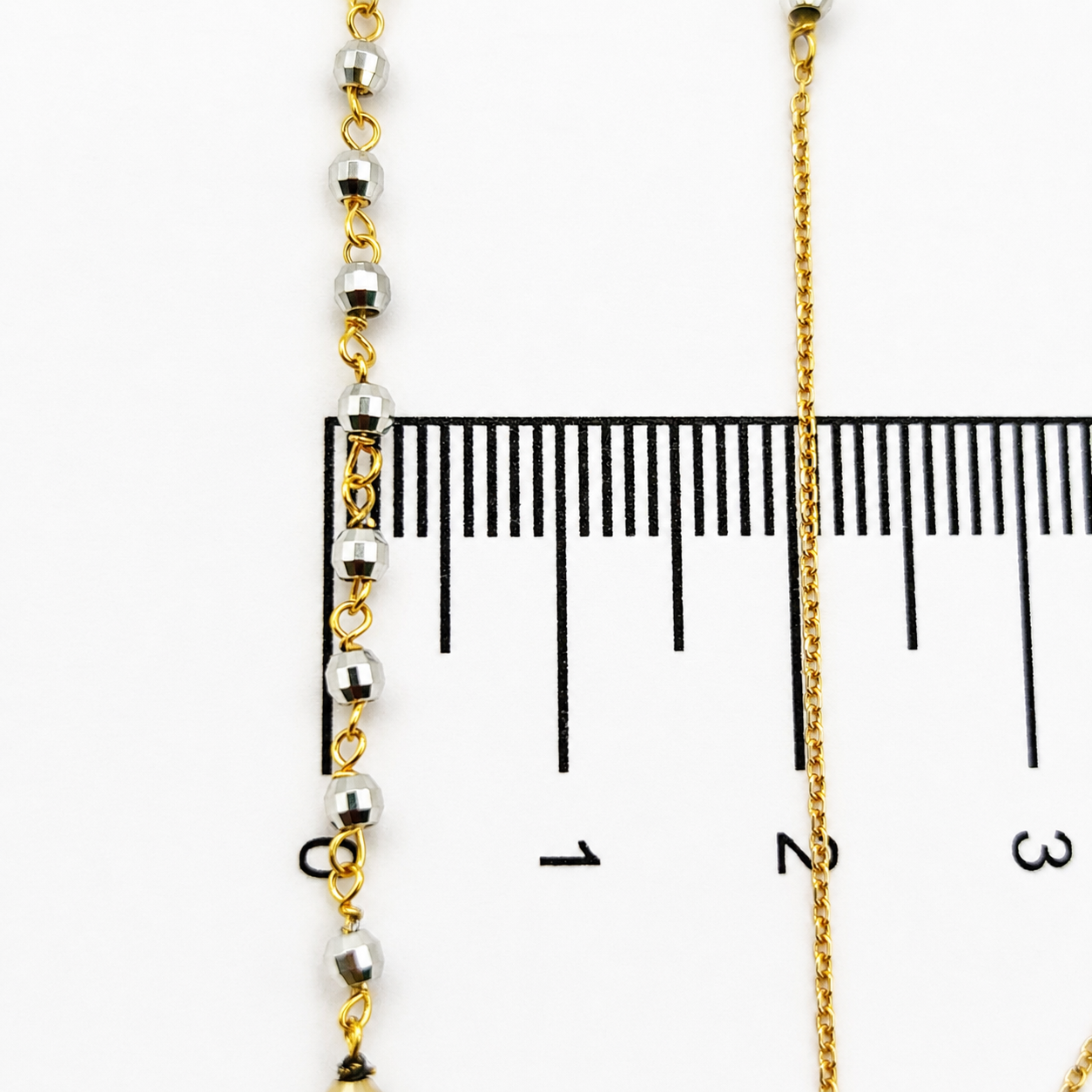 Collana - 18 carati Oro giallo, Oro bianco - Made in Italy - Handmade