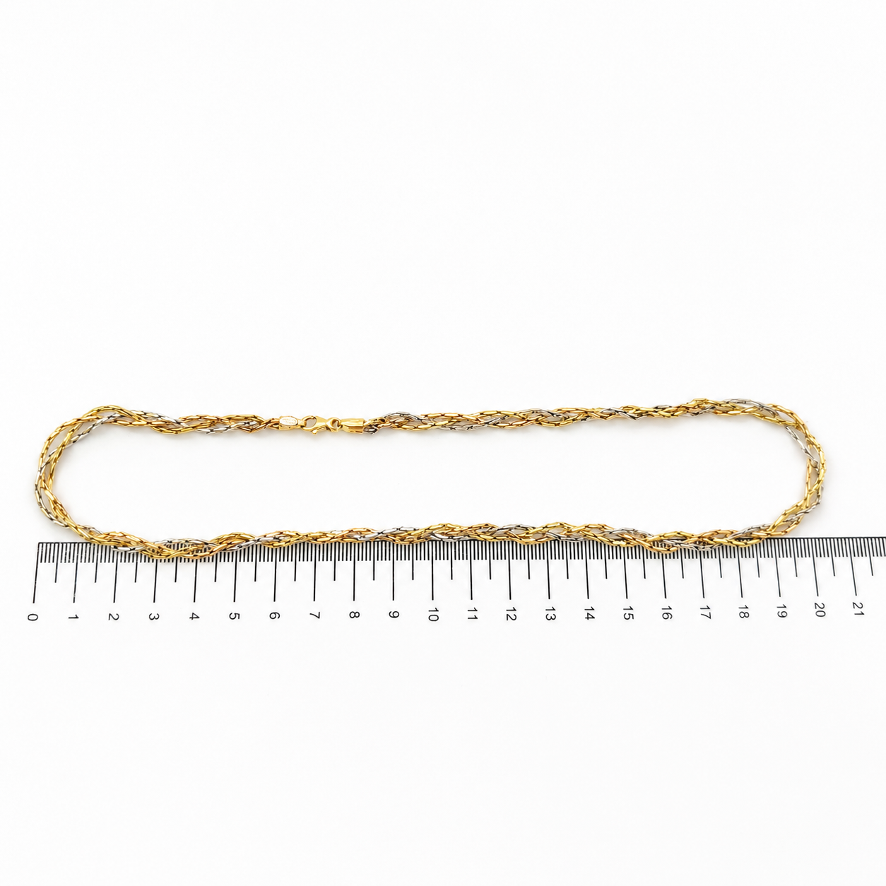 Collana - 18 carati Oro giallo, Oro bianco - Made in Italy