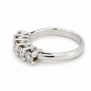 Anello - 18 carati Oro bianco - 0.80ct. tw. Diamante (Naturale) - Made in Italy - Saltini