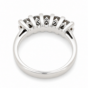 Anello - 18 carati Oro bianco - 0.80ct. tw. Diamante (Naturale) - Made in Italy - Saltini