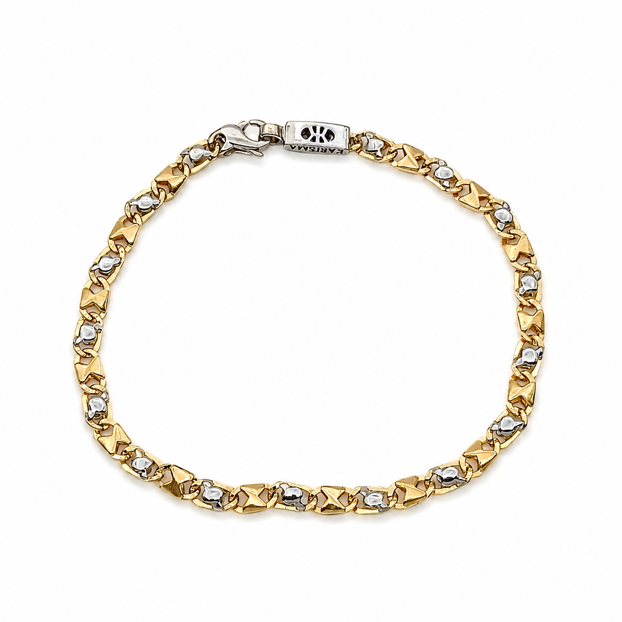 Bracciale - 18 carati Oro giallo, Oro bianco - Made in Italy