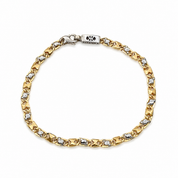 Bracciale - 18 carati Oro giallo, Oro bianco - Made in Italy