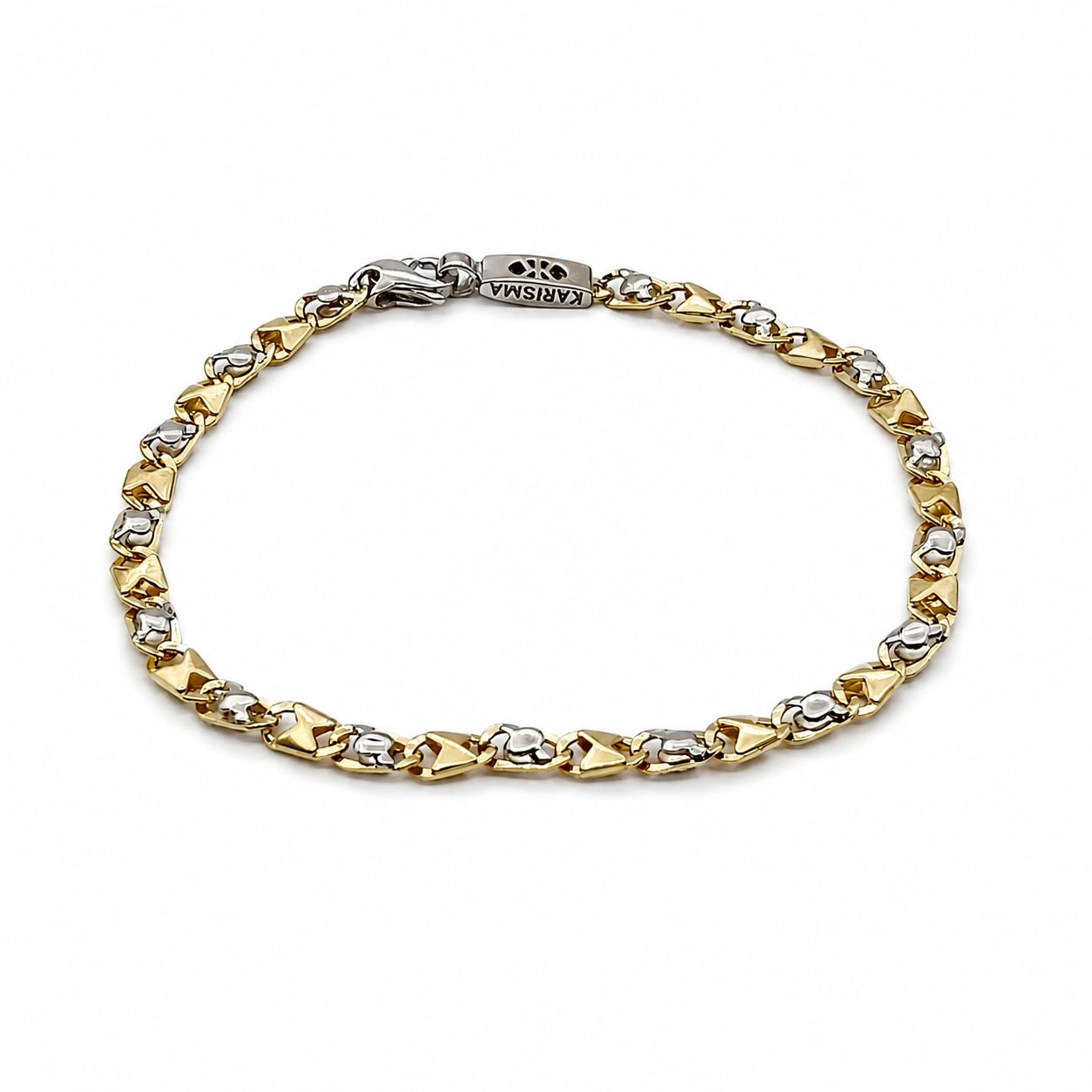 Bracciale - 18 carati Oro giallo, Oro bianco - Made in Italy
