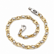 Bracciale - 18 carati Oro giallo, Oro bianco - Made in Italy