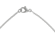 Collana con ciondolo - 18 carati Oro bianco - 0.60ct. tw. Zaffiro - Diamante