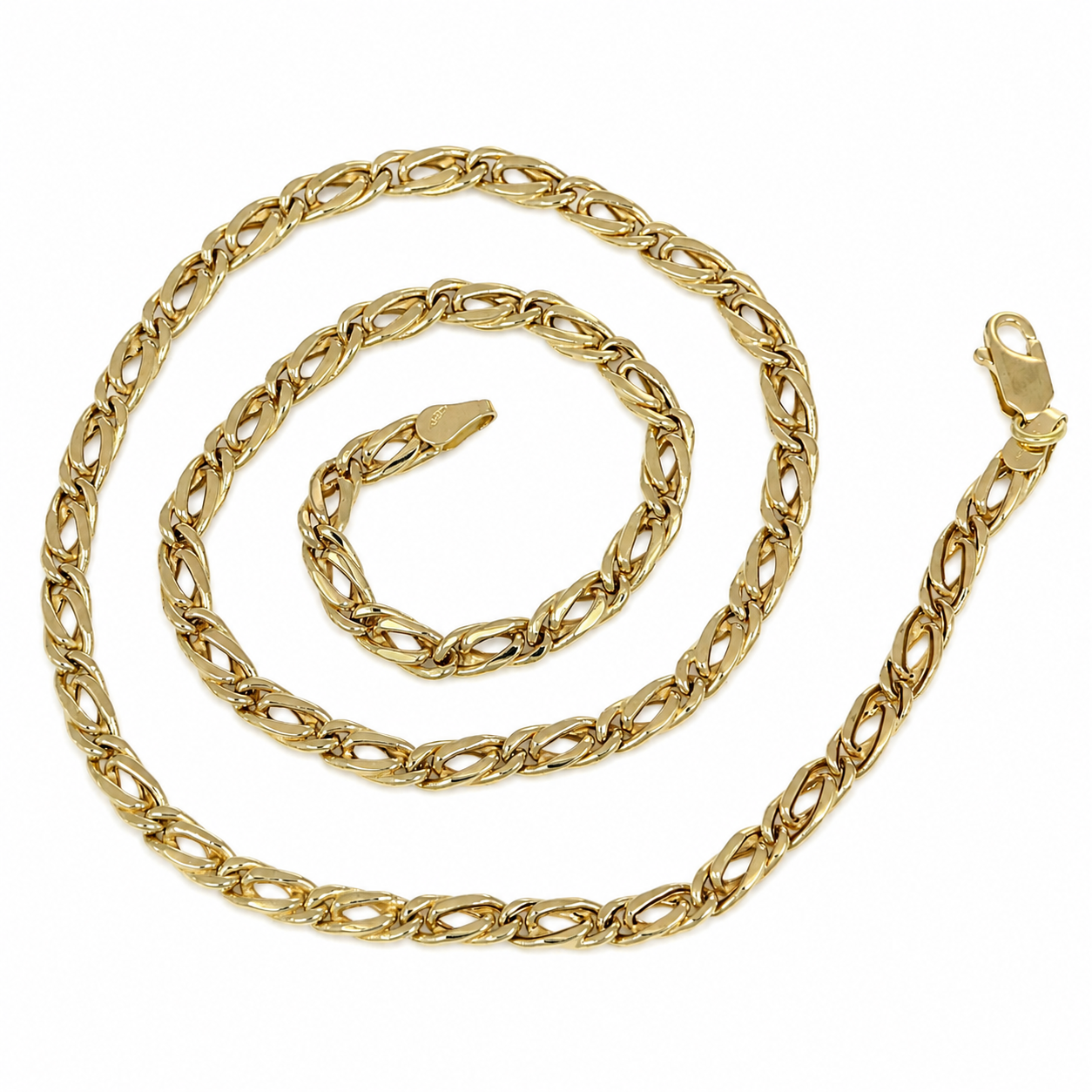 Collana - 18 carati Oro giallo - Made in Italy - Handmade