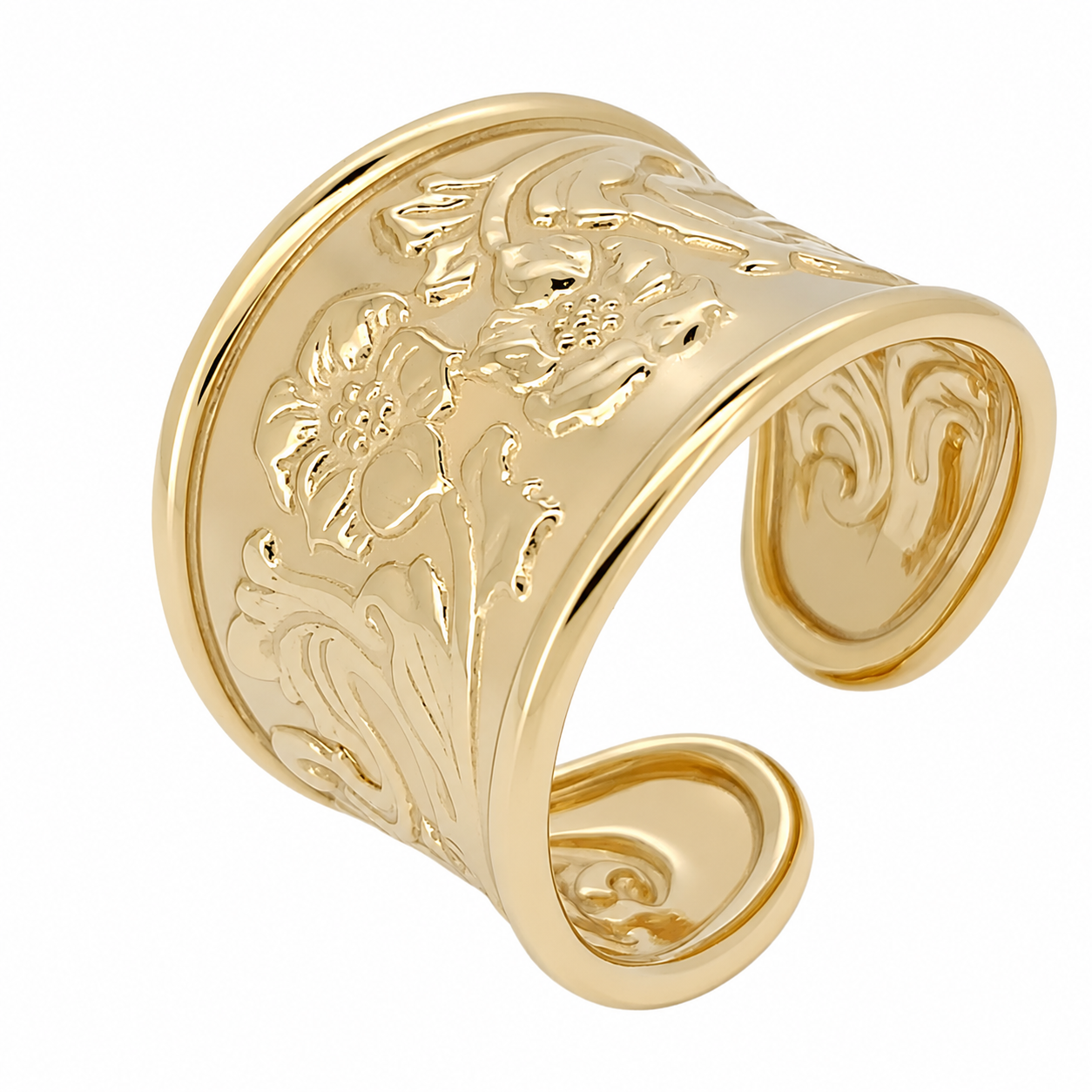 Anello - 18 carati Oro giallo - Made in Italy - Handmade