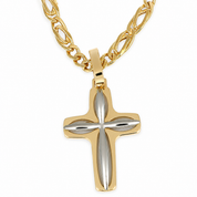 Collana con ciondolo - 18 carati Oro giallo, Oro bianco - Made in Italy - Handmade