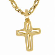 Collana con ciondolo - 18 carati Oro giallo, Oro bianco - Made in Italy - Handmade