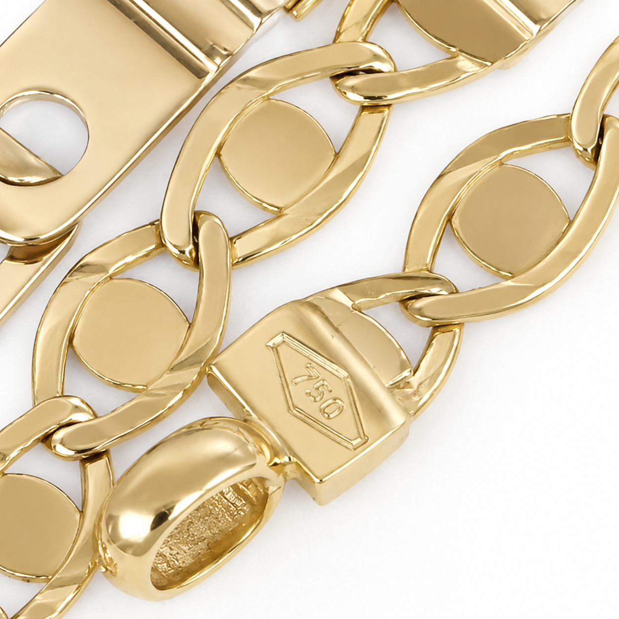Collana - 18 carati Oro giallo, Oro bianco - Made in Italy