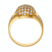 Anello - 18 carati Oro giallo - 0.83ct. tw. Diamante (Naturale)