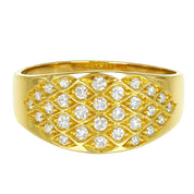 Anello - 18 carati Oro giallo - 0.90ct. tw. Diamante (Naturale)