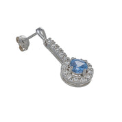 Orecchini in argento 925 - zirconi e cristalli bianchi