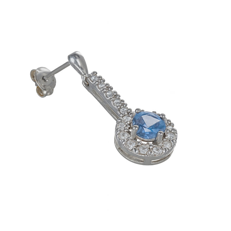 Orecchini in argento 925 - zirconi e cristalli bianchi