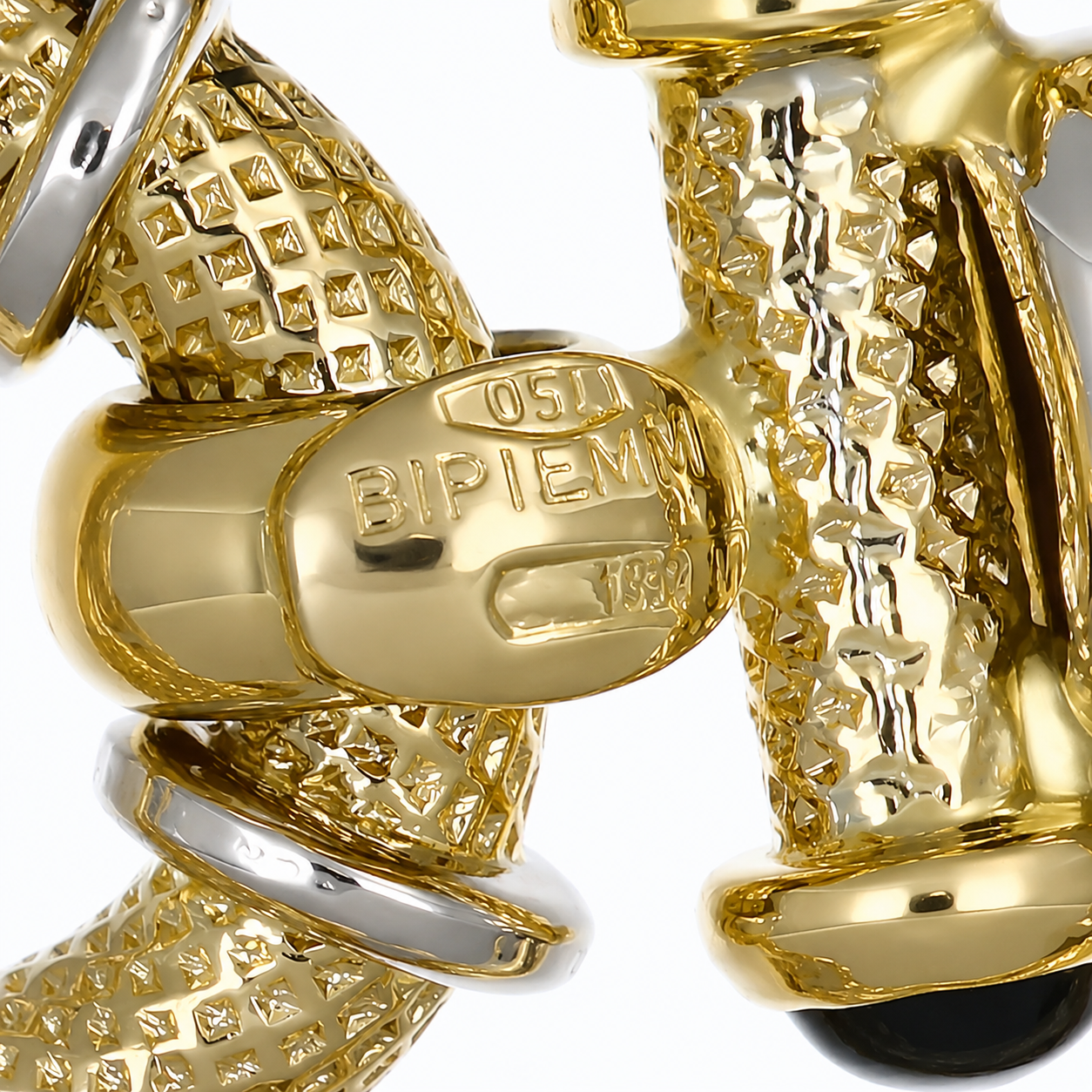 Bracciale - 18 carati Oro giallo, Oro bianco - 0.60ct. tw. Zaffiro - Made in Italy - Handmade