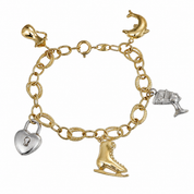 Bracciale - 18 carati Oro giallo, Oro bianco - Handmade - Made in Italy