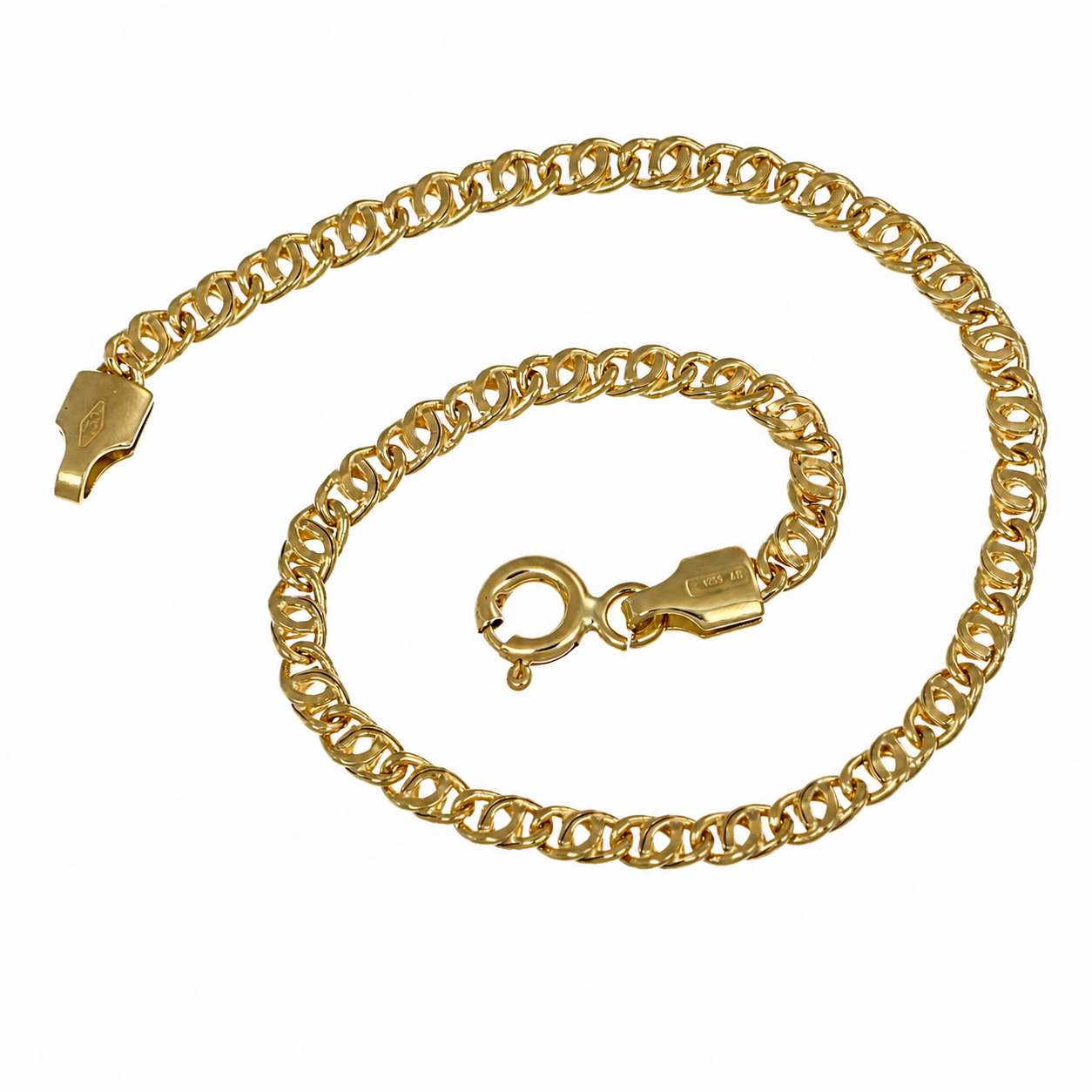 Bracciale - 18 carati Oro giallo - Handmade - Made in Italy