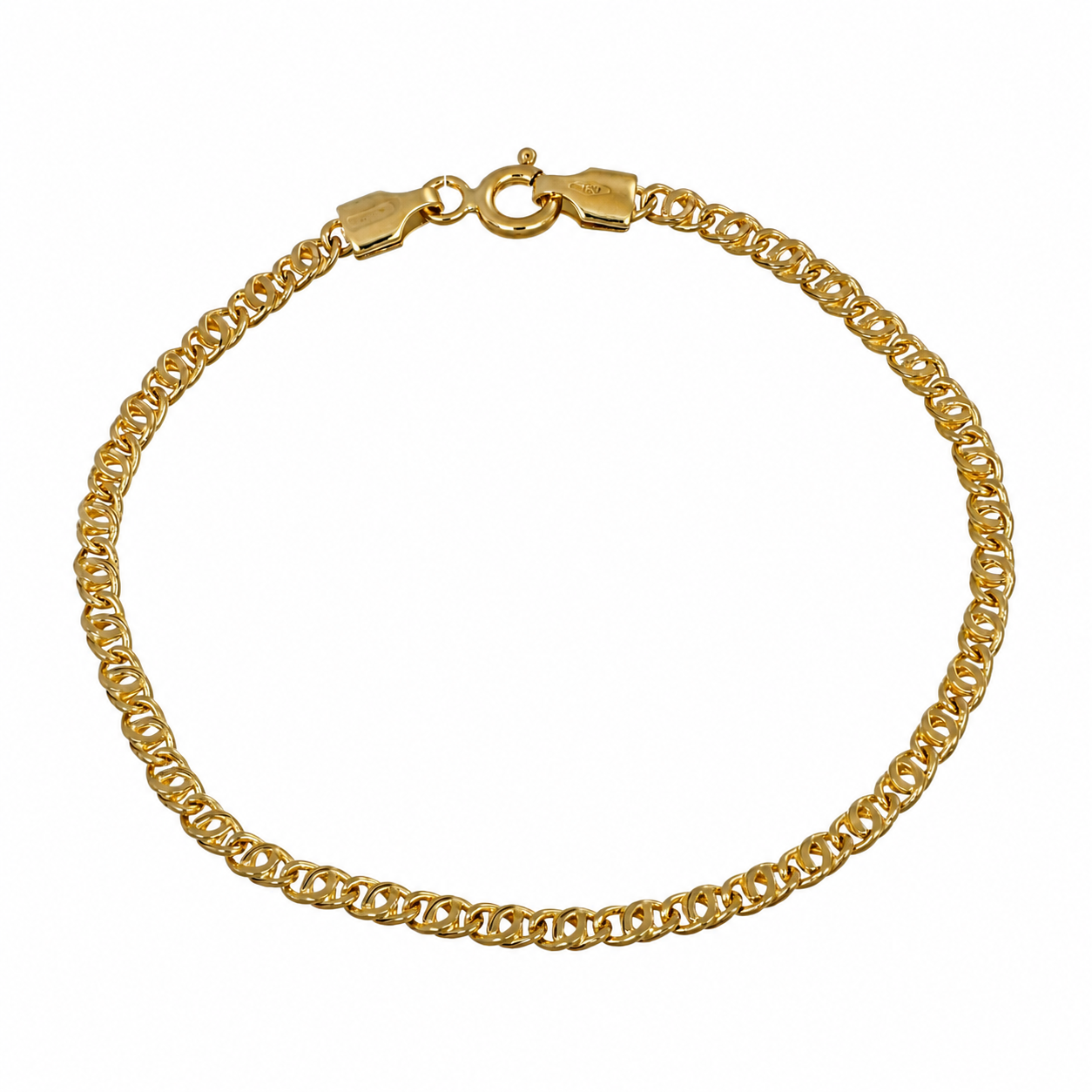 Bracciale - 18 carati Oro giallo - Handmade - Made in Italy