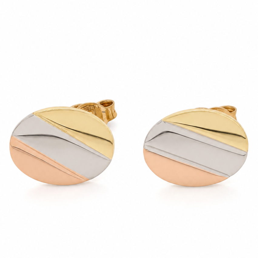 Orecchini - 18 carati Oro giallo, Oro rosa, Oro bianco - Made in Italy - Handmade