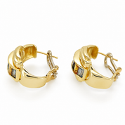 Orecchini - 18 carati Oro giallo - Made in Italy - Handmade