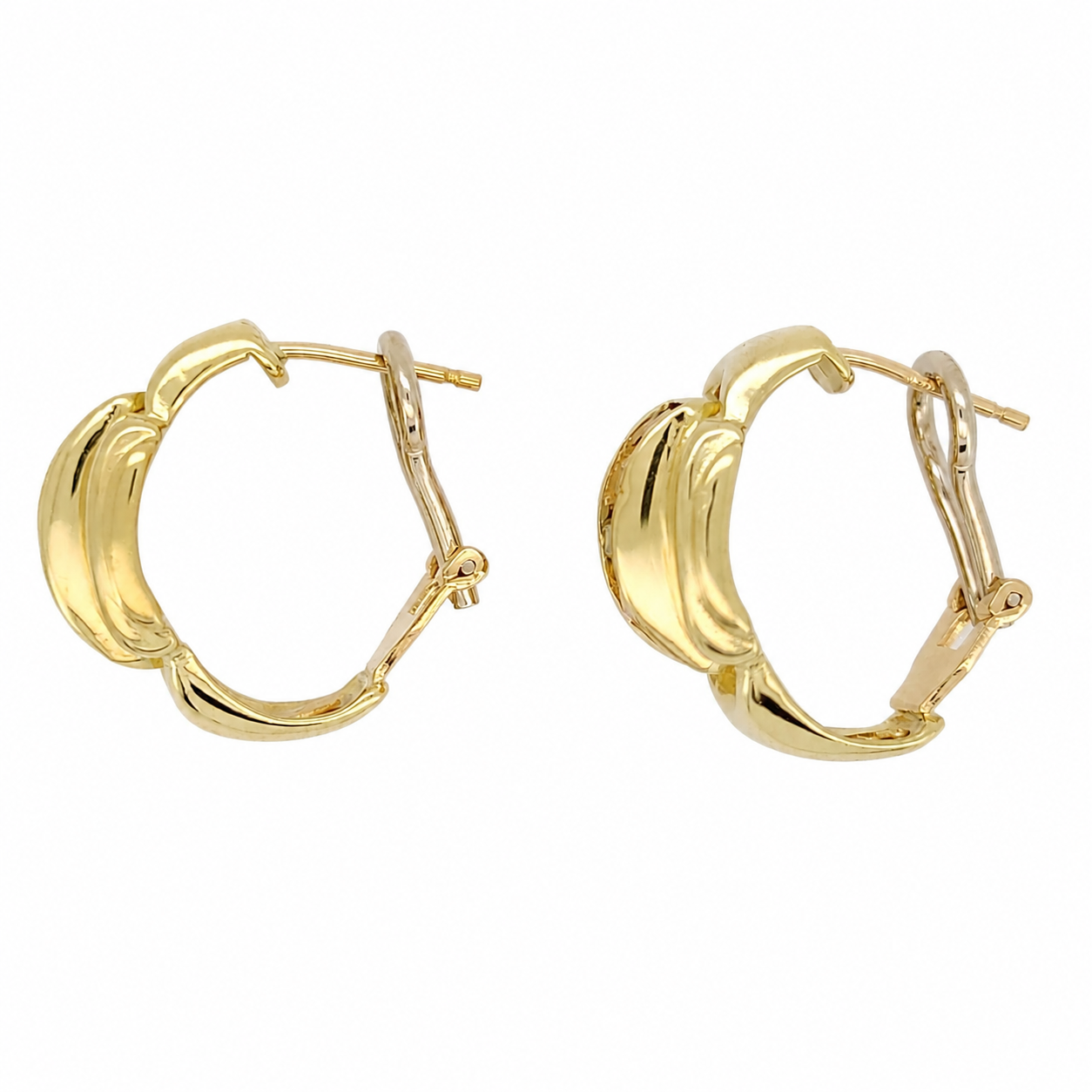 Orecchini - 18 carati Oro giallo - Made in Italy - Handmade